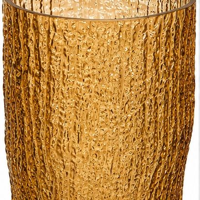 GV611 AMBER GLASS VASES