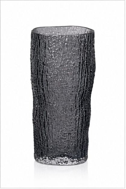 GV611 BLACK-GREY GLASS VASES