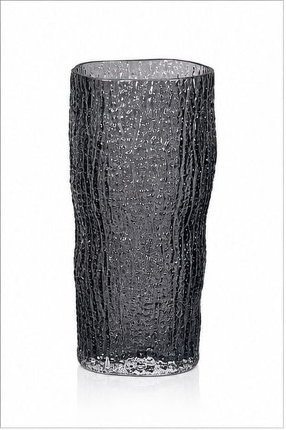 GV611 BLACK-GREY GLASS VASES