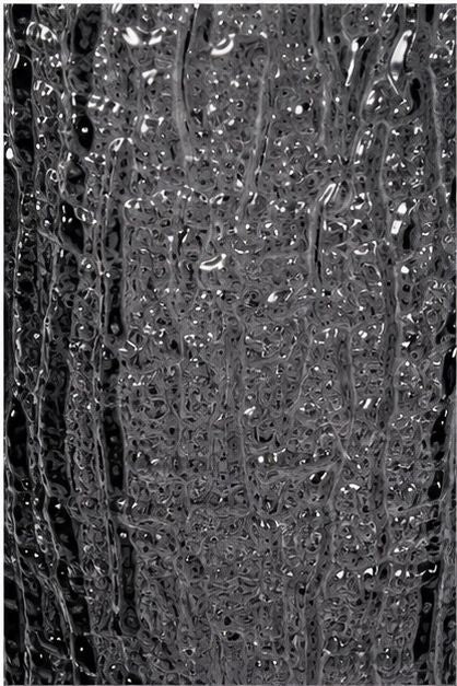 GV611 BLACK-GREY GLASS VASES
