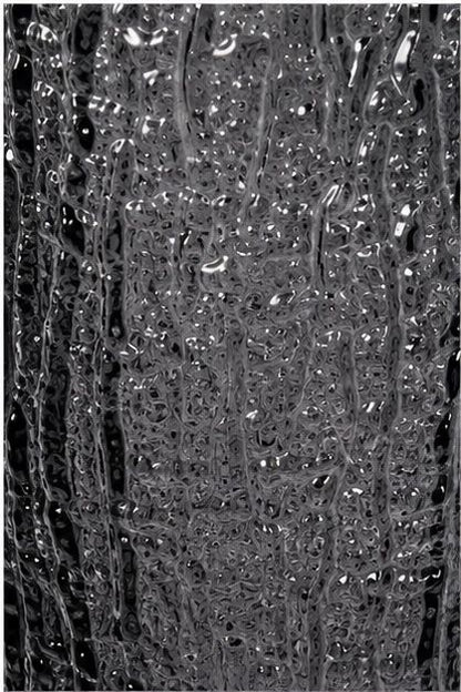 GV611 BLACK-GREY GLASS VASES