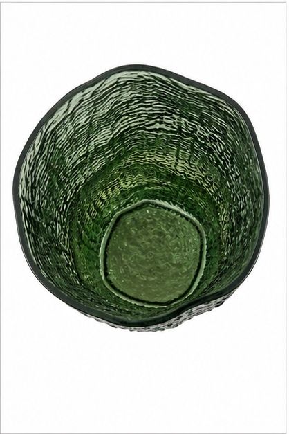 GV611 GREEN GLASS VASES