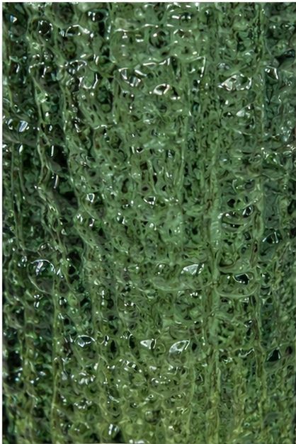 GV611 GREEN GLASS VASES