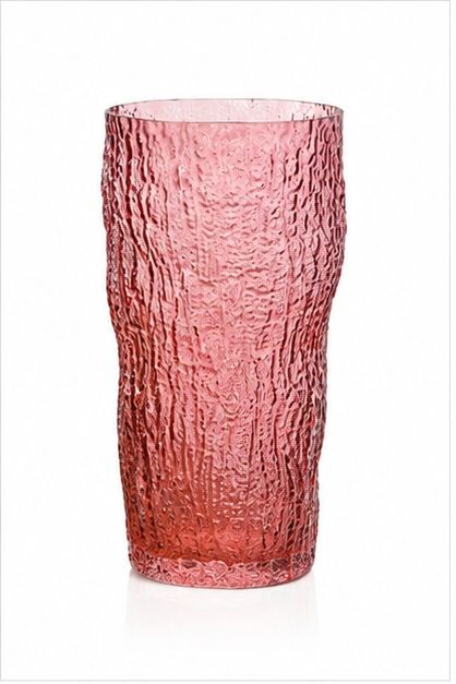 GV611 RED GLASS VASES