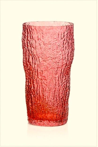 GV611 RED GLASS VASES
