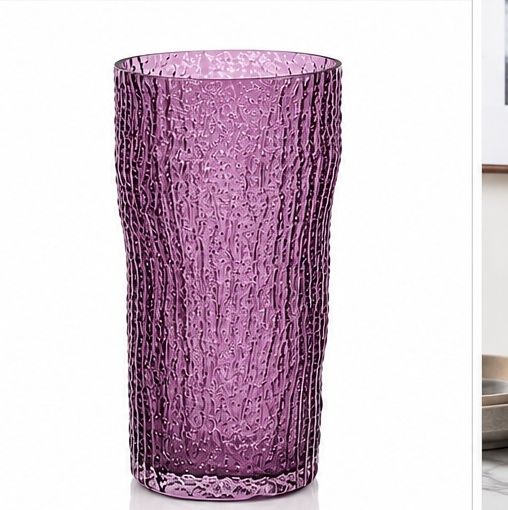 GV611 PURPLE GLASS VASES