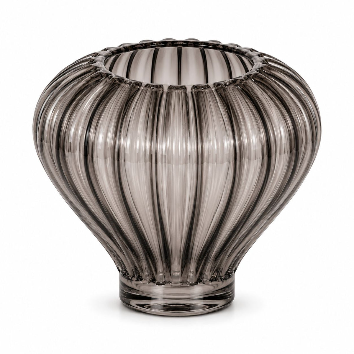 GV612 GREY GLASS VASES