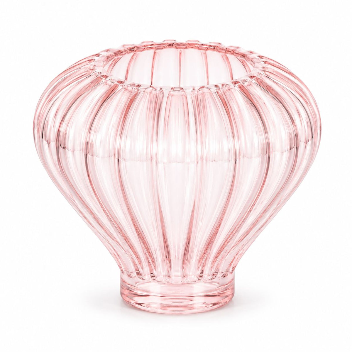 GV612 PINK GLASS VASES