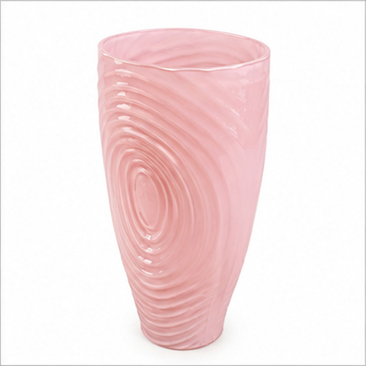GV613 MATT PINK GLASS VASES