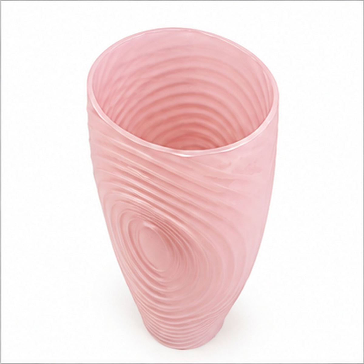 GV613 MATT PINK GLASS VASES