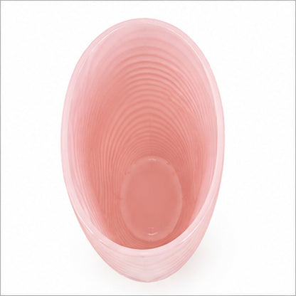 GV613 MATT PINK GLASS VASES