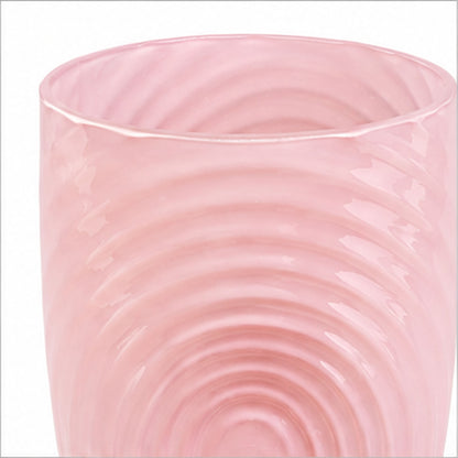 GV613 MATT PINK GLASS VASES