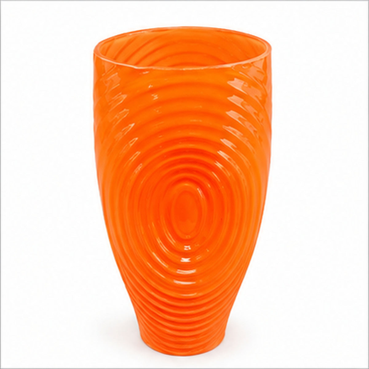 GV613 ORANGE GLASS VASES