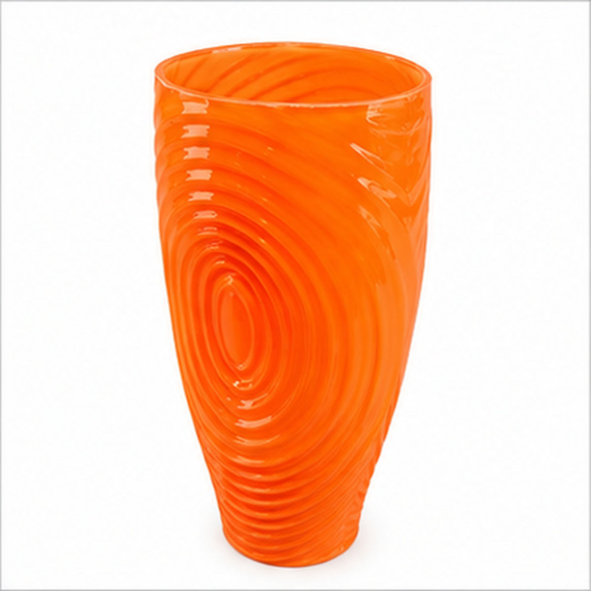GV613 ORANGE GLASS VASES