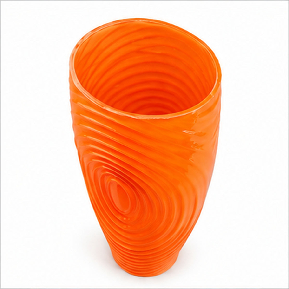 GV613 ORANGE GLASS VASES