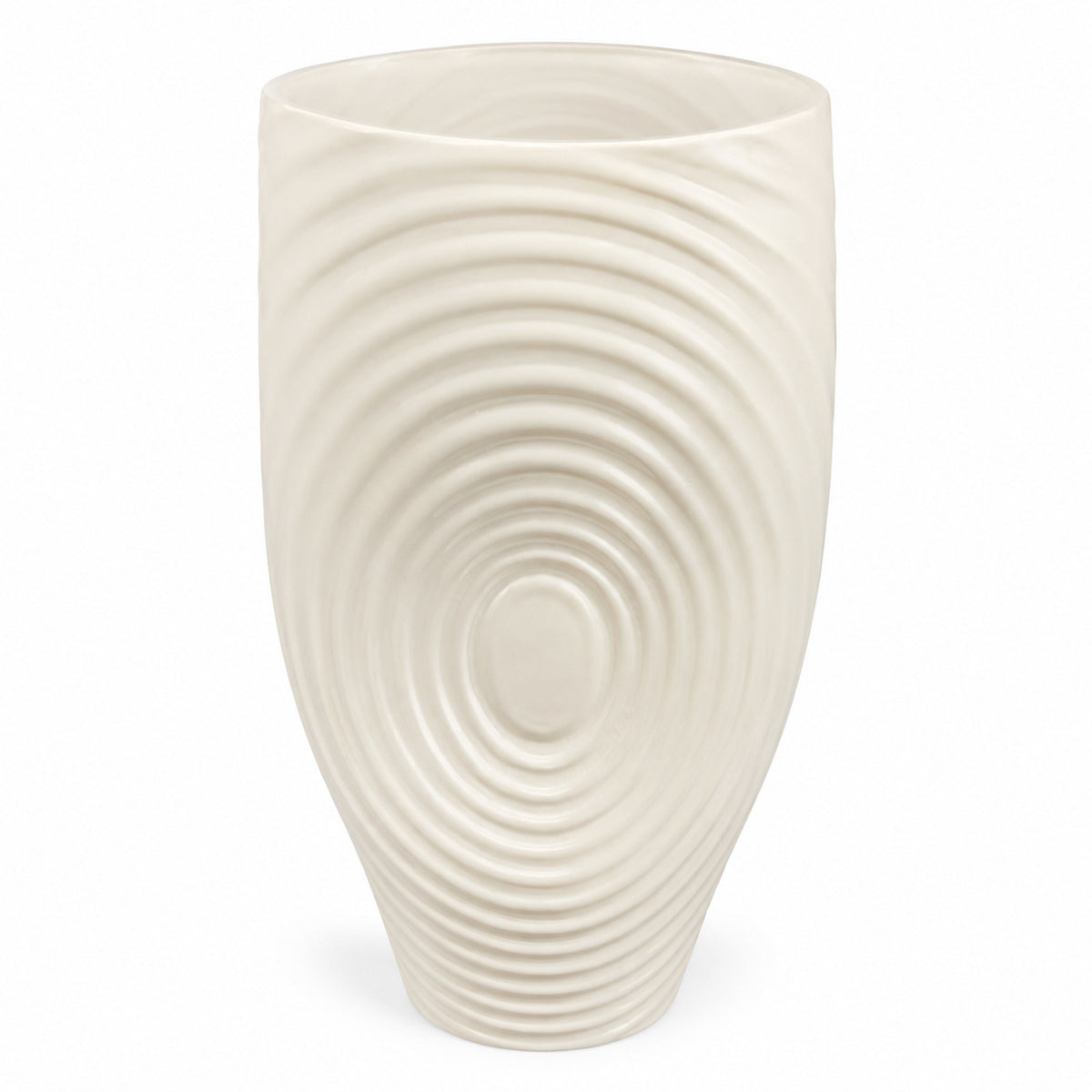 GV613 MATTE WHITE GLASS VASES