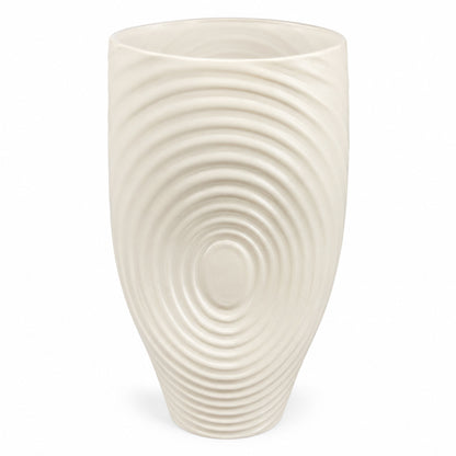 GV613 MATTE WHITE GLASS VASES
