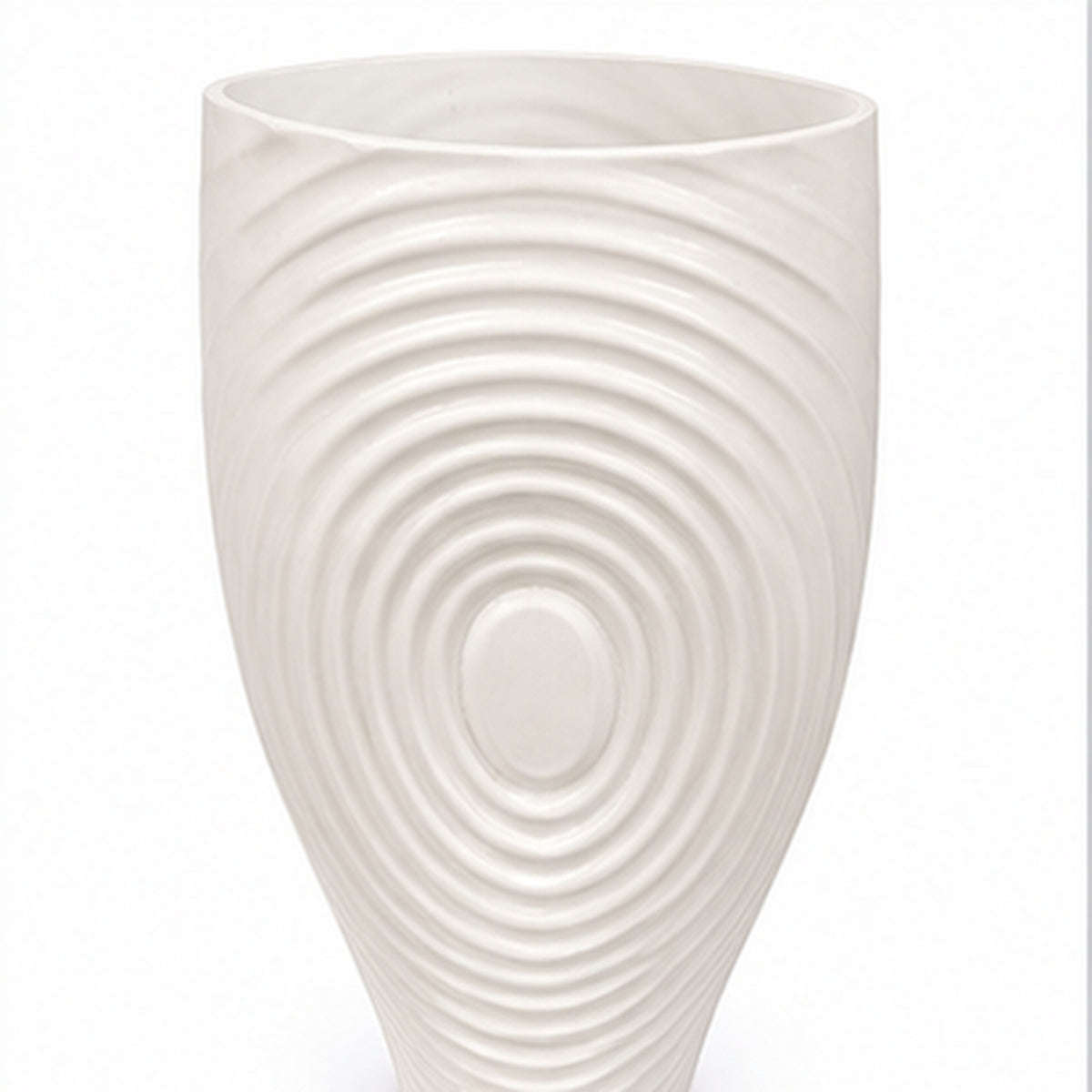 GV613 MATTE WHITE GLASS VASES