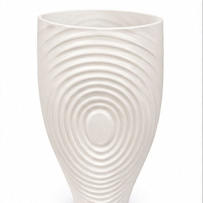 GV613 MATTE WHITE GLASS VASES