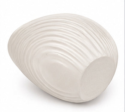 GV613 MATTE WHITE GLASS VASES