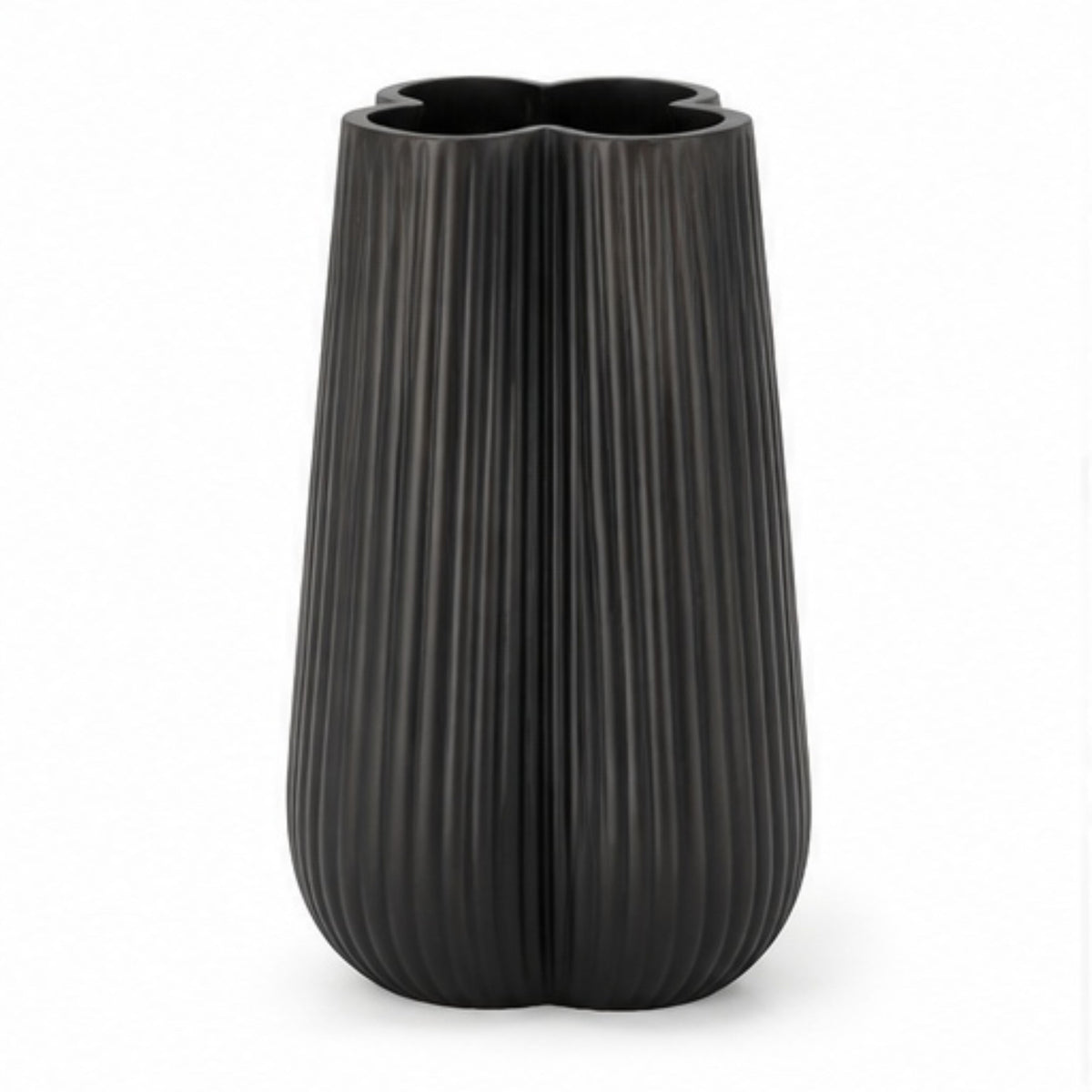 GV614 MATTE BLACK GLASS VASES