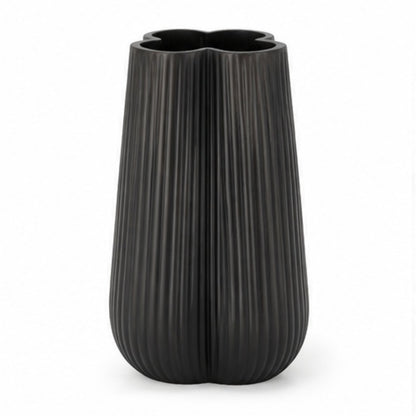 GV614 MATTE BLACK GLASS VASES