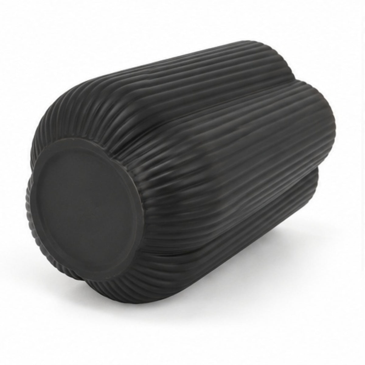 GV614 MATTE BLACK GLASS VASES