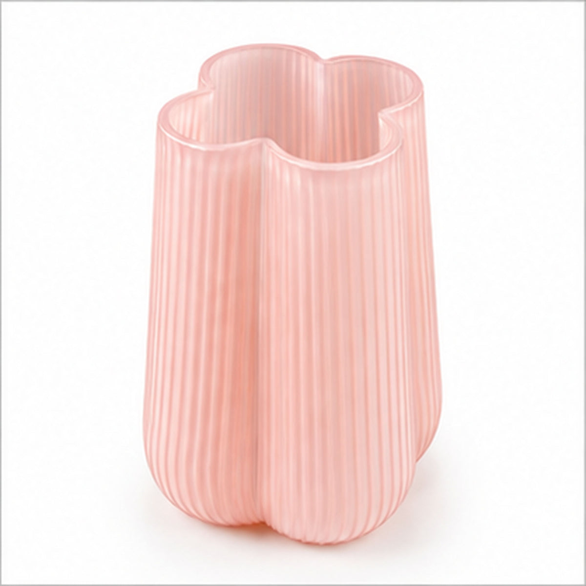 GV614 MATTE PINK GLASS VASES