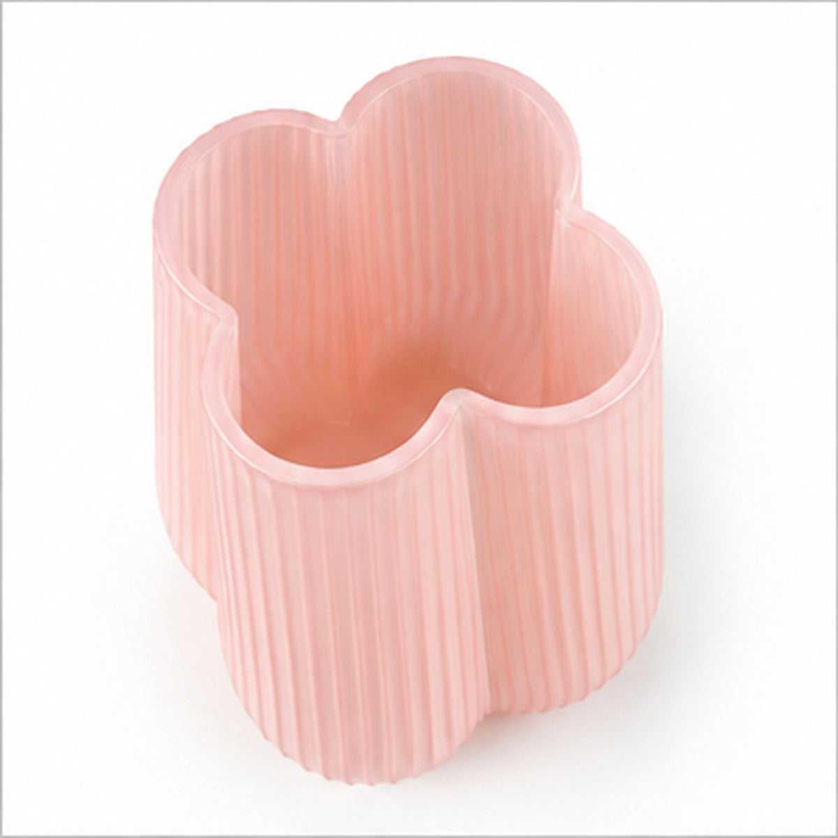 GV614 MATTE PINK GLASS VASES
