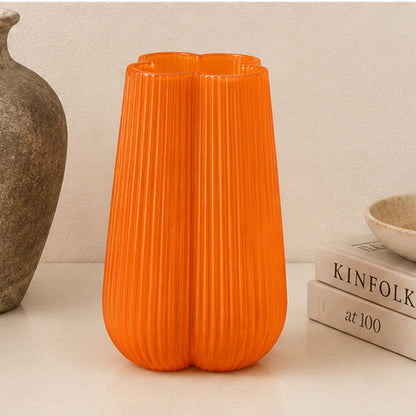 GV614 ORANGE GLASS VASES