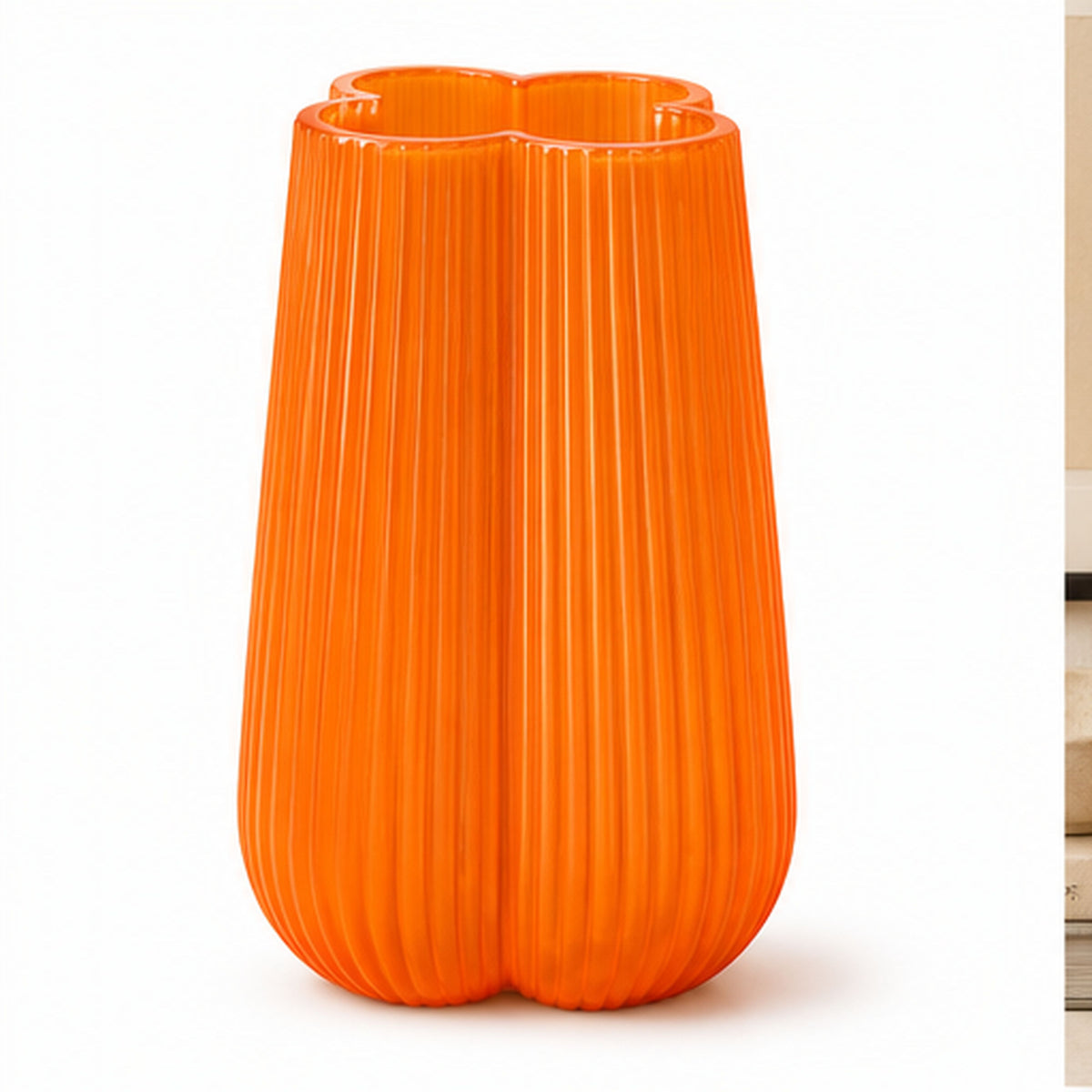 GV614 ORANGE GLASS VASES