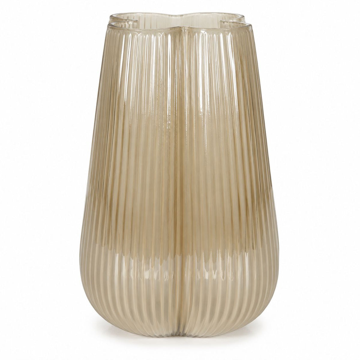 GV614 MATTE CREAM GLASS VASES