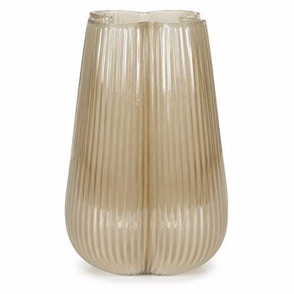 GV614 MATTE CREAM GLASS VASES