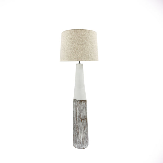 FL576 WHITE BROWN FLOOR LAMPS