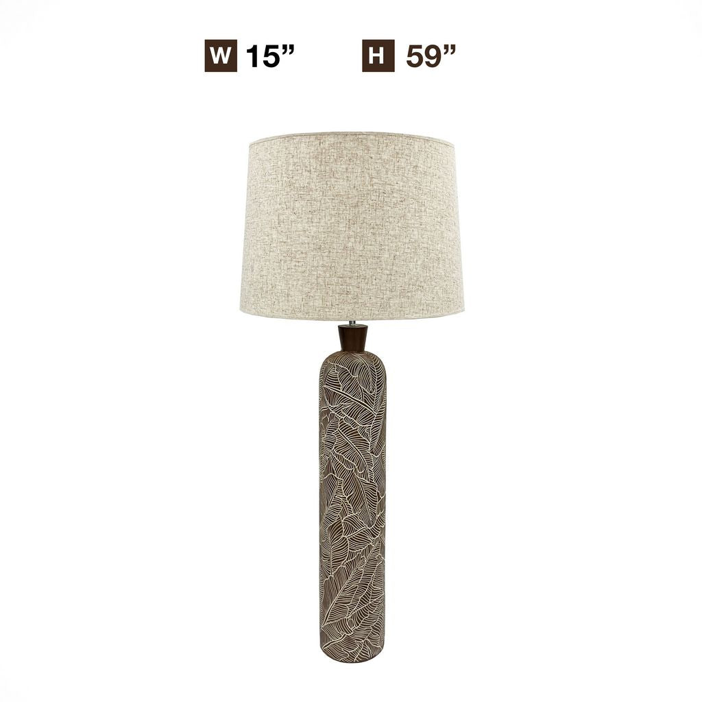 FL577 BROWN FLOOR LAMPS