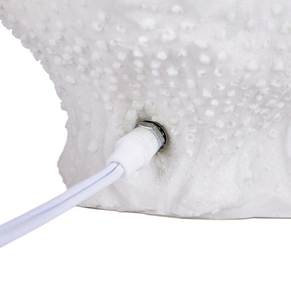 L580 WHITE GIFTS TABLE LAMPS