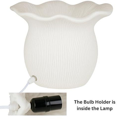 L581 WHITE GIFTS TABLE LAMPS