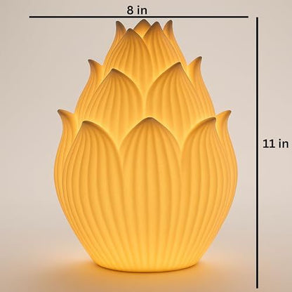 L585 WHITE GIFTS TABLE LAMPS