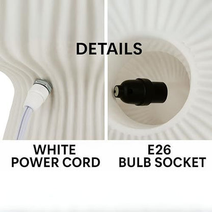 L586 WHITE GIFTS TABLE LAMPS