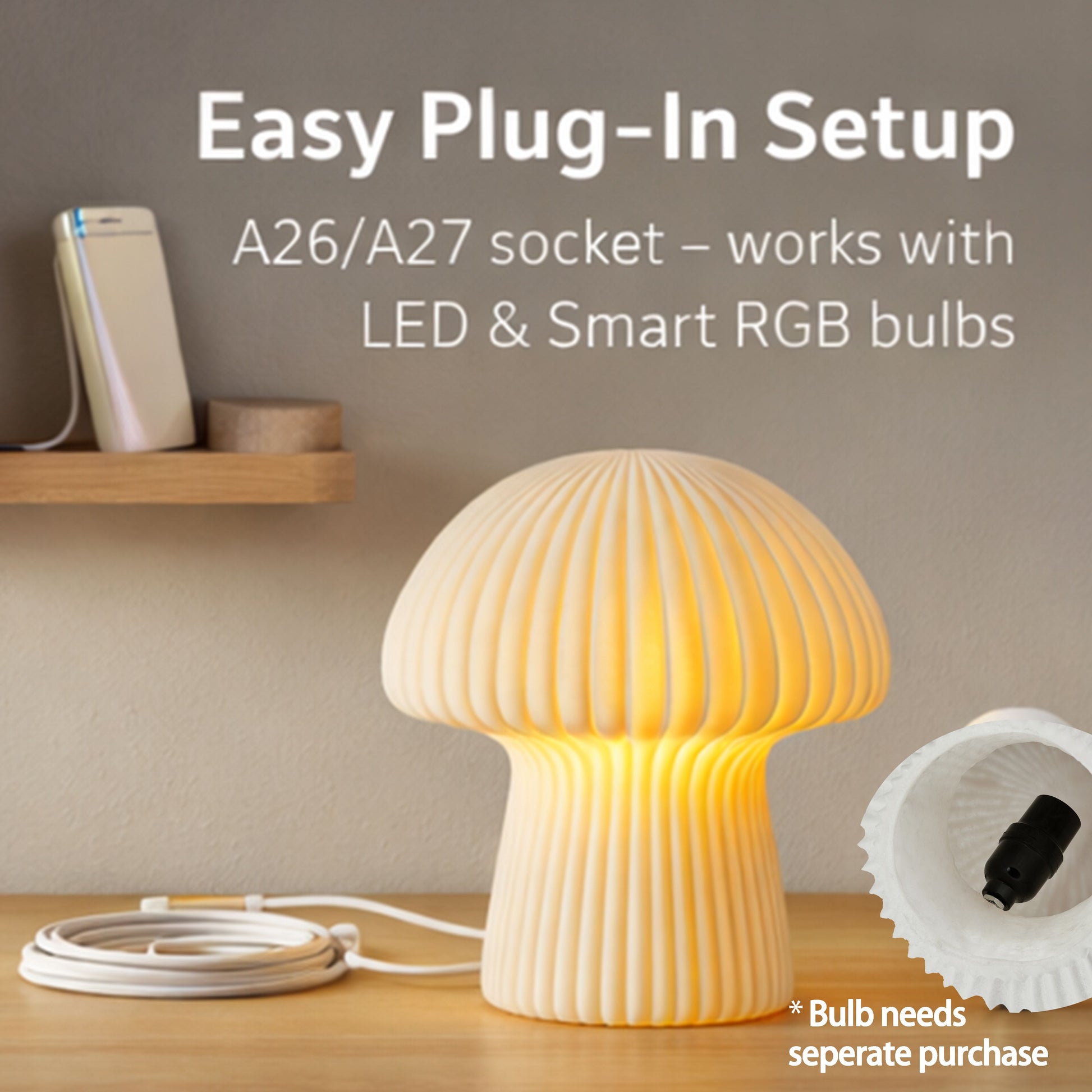L589 BROWN TABLE LAMPS VALENTINE'S DAY GIFTS