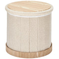 OT620 BEIGE OTTOMAN