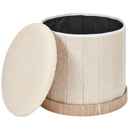OT620 BEIGE OTTOMAN