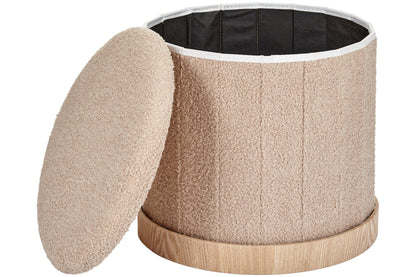 OT620 TAUPE OTTOMAN