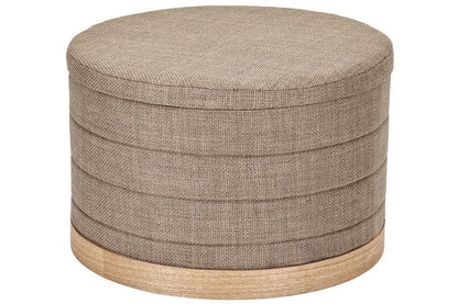 Tessa Ottoman Collection-
Linen Folding Storage Ottoman - Aria Home