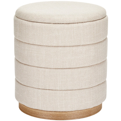 OT622 BEIGE OTTOMAN