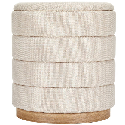 OT622 BEIGE OTTOMAN