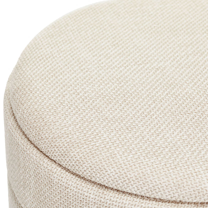 OT622 BEIGE OTTOMAN