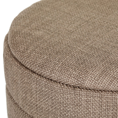 OT622 BROWN OTTOMAN