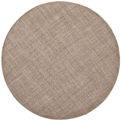 OT622 BROWN OTTOMAN