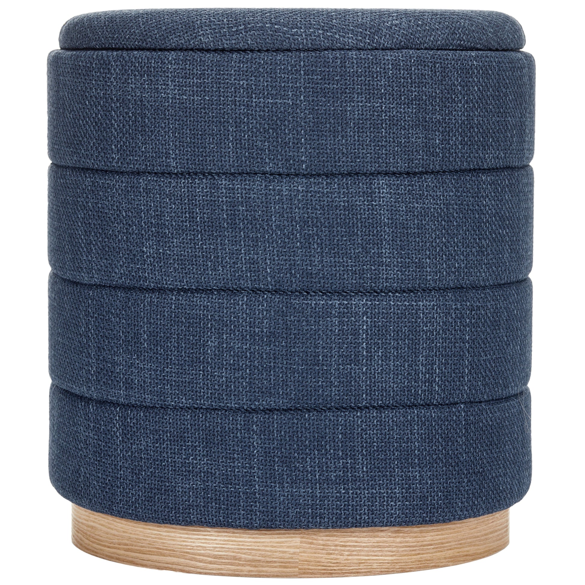 OT622 DARK BLUE OTTOMAN